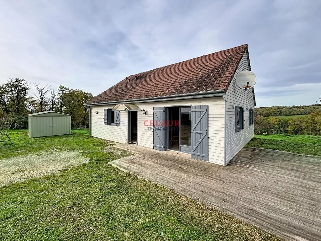 PLAIN PIED A OSSATURE BOIS SUR 1566 M&sup2; DE TERRAIN